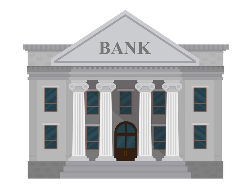 the bank