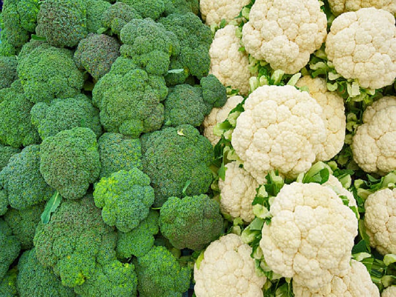 cauliflower and brokoli