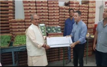 Indian delegation led by Agriculture Minister Narendra Singh Tomar visits Israeli Agricultural Research Institute (ARO)