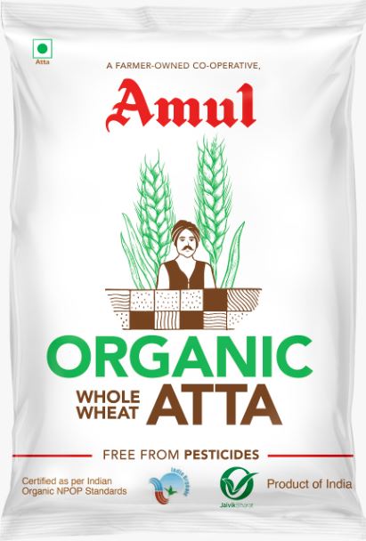 Amul's entry in the grocery market, launching this product with organic flour