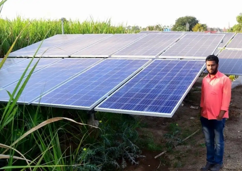 Solar changed lives 12 acres of farmland became green.