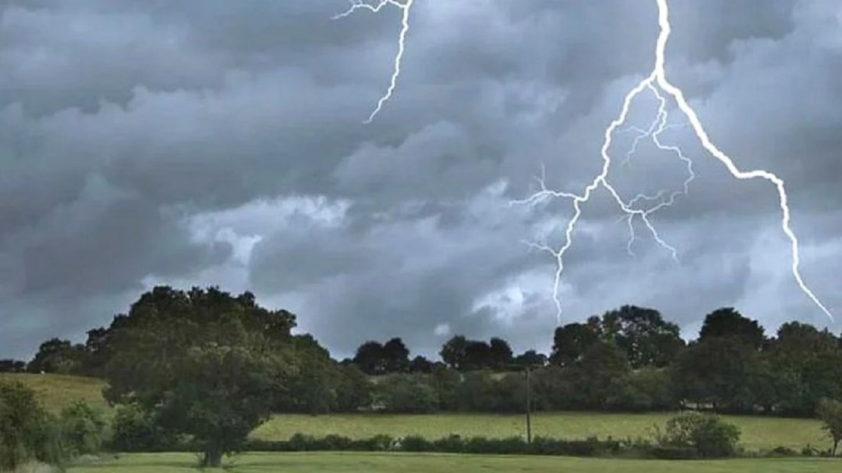 Mother, son father died lightning in field