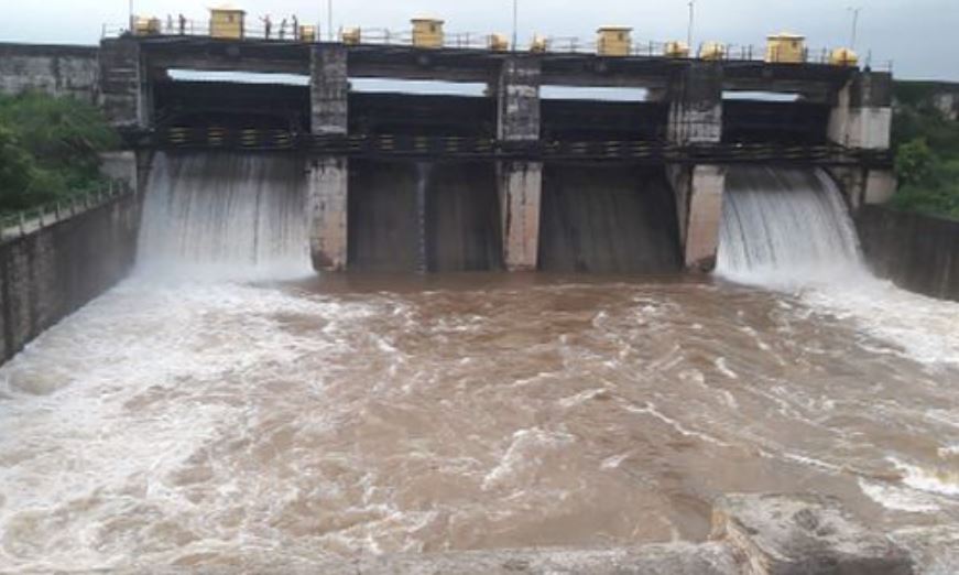 Heavy rain in dam area of Pune district (image google)