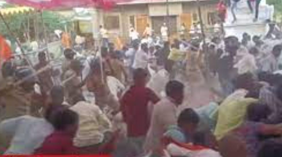 Maratha protestors