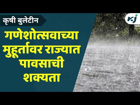 Weather Update: गणेशोत्सवाच्या मुहूर्तावर राज्यात पावसाची शक्यता | Rain News | Today Rain Update